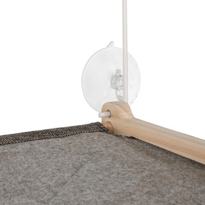 Una forte ventosa può contenere un gatto che pesa fino <span class=keywords><strong>A</strong></span> 25 libbre albero di gatto con un telaio in legno e un letto <span class=keywords><strong>a</strong></span> rete resistente - Product Image 5