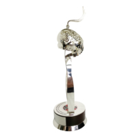 Logo personnalisé Argent Chasse Aigle Trophée Médailles Plaques Métal Artisanat Prix Souvenir Cadeaux pour le Moyen-Orient Décor