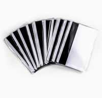 Kartu PVC CR80 kualitas tinggi 300 Oe LoCo strip magnetik kartu plastik kosong NFC RFID Tag Mini 1K T5577 EM4305 untuk pembayaran