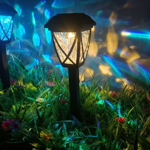 Luces Solares para Jardín, Impermeables, con LED de Cambio de Color, para Decoración de Patio y Caminos - Product Image 3