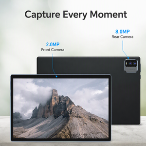 Tablette PC Android 16 <span class=keywords><strong>de</strong></span> 10,1 pouces, 20 Go + 128 Go, Octa Core, 6000 mAh, Wi-Fi 5G, <span class=keywords><strong>Netflix</strong></span>, tablettes pour les affaires et l'éducation avec étui clavier - Product Image 2
