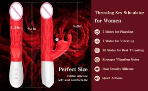 3 in 1 pengisian penuh magnetik multifungsi G Spot Stimulator untuk mainan seks wanita kepadatan ganda silikon berbelit Vibrator - Product Image 2