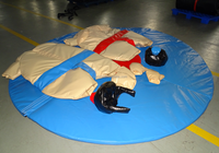 Enfants N adultes tapis de combinaison de lutte gonflable personnalisé combat sport jeu arène gonflable sumo