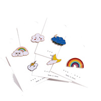 Broche en métal découpée au laser Capybara Tendance Kawaii Mignonne, Motif Fruits et Capybara de Dessin Animé, pour Collection, Cadeau, Vente en Gros, Logo Personnalisé