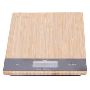 Balance de cuisine numérique en bambou 5 kg - Product Image 3