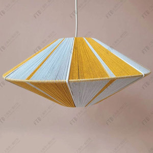 Lampe suspendue moderne en forme de diamant, 600, 700, 800mm, carrée, à incandescence, pour salon, salle à manger, hôtel, villa - Product Image 4