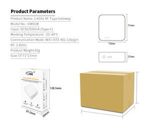 Passerelle RF intelligente 2.4G fonctionnant avec nos contrôleurs RF et nos éclairages LED - Product Image 3