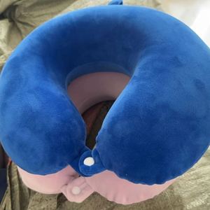 Customizable Logo <b>Memory</b> <b>Foam</b> U-Shape Pillow-Portable Washable Anti-static Lightweight for Camping Travel & Airplane Use - Product Image 1
