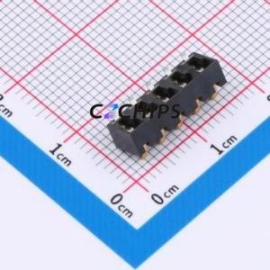 GT-BTP30005-0460B-015A Blade/Spring Contact Battery Connector SMD,P=3mm Connector Spring Contact Type 3mm 5P Horizontal Mount - Product Image 2