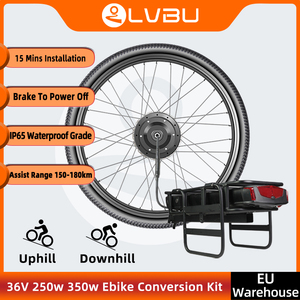 LVBU US EU Stock 36V 24 ''E-Bike-Kit de conversión 350 vatios con batería trasera - Product Image 3