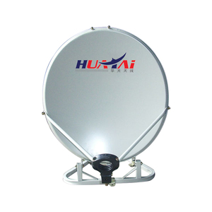 KU Band White <strong>Flat</strong> <strong>Panel</strong> Satellite <strong>Antenna</strong> , Full Carbon Fiber Glass <strong>Digital</strong> Dish <strong>Antenna</strong> - Product Image 1