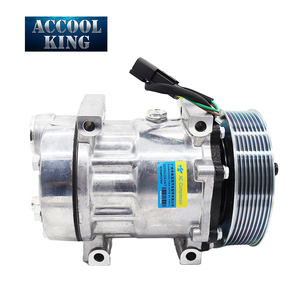 Compresor de Aire Acondicionado para Automóvil 8119628 de 123 mm, 8 Piezas, 24 V, para Automóvil Volvo Truck FH07 FH12 1993-2013 - Product Image 2