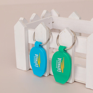 Custom <b>Anime</b> Cartoon PVC Lottery Scratch <b>Keychain</b> Cute Small Pendant Advertising Promotion Accessory ABS Plastic - Product Image 4