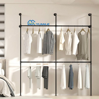 YIJIALE porte-manteau en métal porte-vêtements porte-vêtements pour magasins