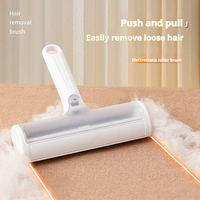 Brosse à poils d'animaux personnalisable avec logo, auto-nettoyante et réutilisable, pour chiens et chats, rouleau à poils