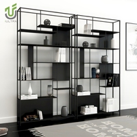 IULTRA Étagère de bureau autoportante double face personnalisée, design haut avec étagères ouvertes pour bureau à domicile – Moderne, écologique, grande taille