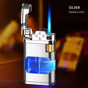 Briquet électrique en alliage durable TikTok Design de tableau miroir silencieux pour activités de plein air et <span class=keywords><strong>barbecue</strong></span> pour cigarettes - Product Image 6