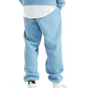 Pantalons de jogging polaire d'hiver pour hommes de qualité supérieure pantalons de jogging à la <span class=keywords><strong>cheville</strong></span> avec logo personnalisé pour hommes - Product Image 2