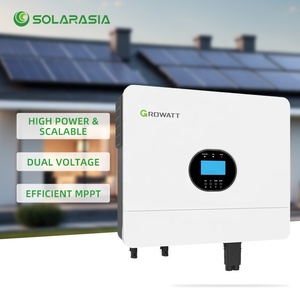 Sistema de Energía Solar Monofásico Growatt SPF 6000 Plus de 6kW, Onda Sinusoidal Pura, 48V, Doble MPPT, para el Hogar - Product Image 1