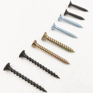 สกรูยิปซัมเกลียวหยาบเคลือบฟอสเฟตสีดำ - Product Image 1