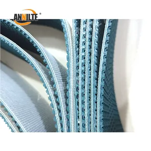 Annilte Antiskid Rubber Conveyors Cyan Pattern Convayor Belt Rubber Rough Top PVC Grip Conveyor Belt