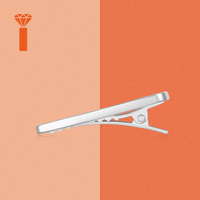 Barrette à cheveux en argent 925 avec moissanite taille brillant, pavé complet, étoile, plaqué or, accessoire de luxe pour femmes et filles, pour mariage et fête