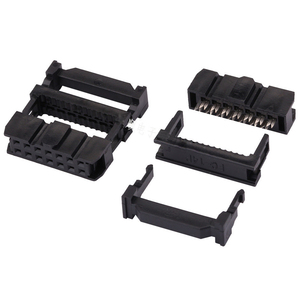 Conector IDC de 6, 8, 10, 12, 14 y 16 pines, cable plano de 2.54 mm de paso, cable a placa, conector FC rectangular hembra de doble fila, 3 unidades - Product Image 6