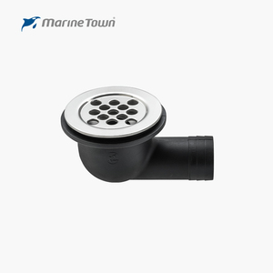 Boat Deck Drain Scupper 90° <b>Outlet</b> Marine Grade with Nylon Elbow 1-1/2" - Product Image 1