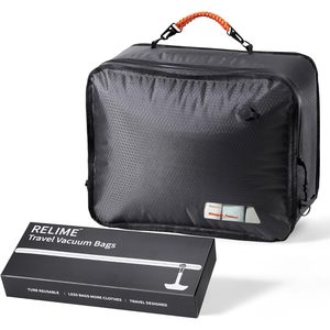 Relime Travel Vacuum Bags Medium Reusable Compression Storage For Clothing Camping Packing - Product Image 1