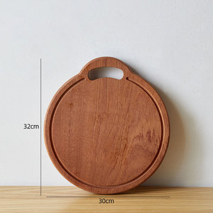 OEM bán buôn nhà máy tùy chỉnh nhà bếp trống dày thớt gỗ khối gỗ tre keo đen Walnut thớt - Product Image 4