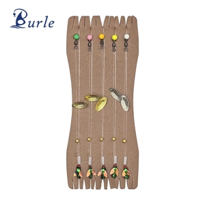 Nouveaux leurres de pêche graines de melon paillettes ligne groupe insectes mouches appâts attachés ensemble de leurres de pêche à la mouche - Product Image 1