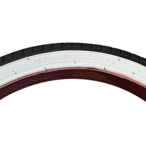 Pneumatici per Bicicletta di Alta Qualità Multicolore <span class=keywords><strong>Rosa</strong></span>/Bianco/Nero, <span class=keywords><strong>Gomme</strong></span> Tubolari in Gomma con Filo Metallico 20*2.125 per E-Bike e Mountain Bike - Product Image 4