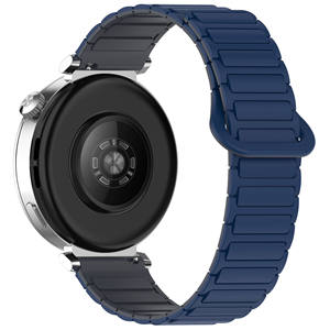 Correa de Reloj de Silicona con Bloques de Color a la Moda para <span class=keywords><strong>Huawei</strong></span> Watch <span class=keywords><strong>GT</strong></span> 5/<span class=keywords><strong>GT</strong></span> 5 <span class=keywords><strong>Pro</strong></span>, Correa Deportiva Suave para Hombre y Mujer - Product Image 3