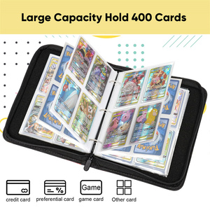 Disponibile: Raccoglitore Premium a 4 Tasche Personalizzato per Carte Pokémon, Album Fotografico <span class=keywords><strong>in</strong></span> Pelle PU per 900 Carte - Product Image 6
