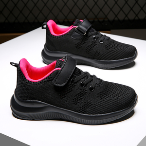 Chaussures de sport respirantes en maille pour enfants, chaussures de sport de loisirs à la mode pour enfants, semelles souples confortables, chaussures de course pour garçons et filles - Product Image 2