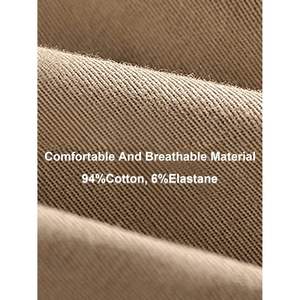 2025 pantalones cortos informales de estilo callejero para hombre, verano, playa, sarga elástica, Chino, algodón, cordón, talla XXS, Logo, poliéster - Product Image 5