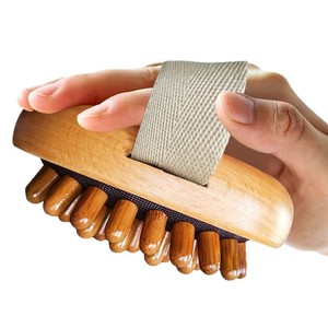 Beechwood Air Cushion <b>Massage</b> Brush Head Meridian <b>Massage</b> Comb For Men And Women Gua Sha <b>Tools</b> Dry Brushing Therapy - Product Image 5