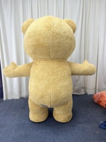 Ours en peluche gonflable personnalisé de haute qualité, fait à la main, dessin animé, animal, poupée animale intéressante pour costume de mascotte, logo personnalisé