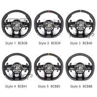Volant en fibre de carbone compatible avec Mercedes Benz Classe A A200 A180 A260 A45 C63 W205 W204 C300 W222 G55 G500, du modèle ancien au nouveau