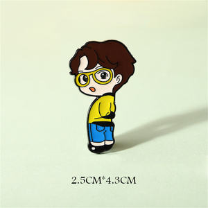 Broches Metálicos de Cuerpo Completo de Ídolos de KPOP, RM, <span class=keywords><strong>JIN</strong></span>, JIMIN, <span class=keywords><strong>J</strong></span>-<span class=keywords><strong>HOPE</strong></span>, SUGA, JK, Insignias, Pins, Lindos Accesorios de Dibujos Animados para Ropa y Bolsos, Decoración, Regalo para Fans - Product Image 6