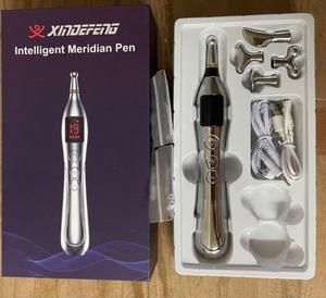 Masajeador de puntos recargable, pluma de acupuntura electrónica, terapia, pluma de masaje curativo, alivio del dolor, pluma de energía meridiana, herramientas de masaje