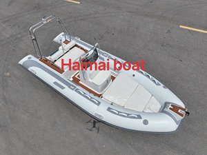 Bote Inflable Rígido de Fibra de Vidrio CE RIB480 de 1.2 mm con Hypalon/PVC, Bote de Pesca, Yate Deportivo Estable para Actividades al Aire Libre - Product Image 5