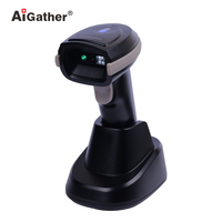 Escáner de Códigos de Barras Manos Libres con Sensor Automático, Lector de Códigos QR Inalámbrico Bluetooth, Escáneres de Códigos de Barras para Inventario de Almacenes