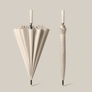Wholesale 30 Inch Large <b>Windproof</b> Logo Prints Big Luxury Promotional Custom Long <b>Umbrella</b> Suppliers Promotion Gift - Product Image 3
