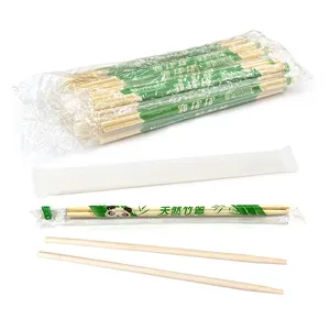 Paquet de 100 baguettes jetables, baguettes japonaises en bambou, ensembles de baguettes à Sushi en vrac 21cm, 24cm 300,000 pièces Support