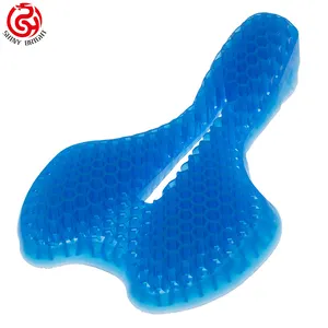 Funda de asiento de bicicleta para niños, cojín de gel suave con forma de plátano