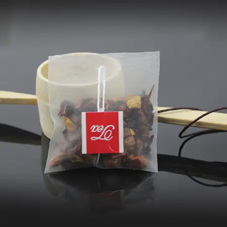 Tea infusion bags spice tea clear tea packaging wholesale hanging bag organizer for purse