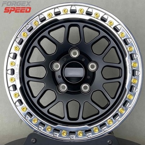 Rines KM235 Beadlock Personalizados de 17 y 18 Pulgadas, Rines Forjados <span class=keywords><strong>4x4</strong></span>, 6x139.7, 5x127, 6061-T6 para Jeep Wrangler, Toyota Tacoma, Ford F150 - Product Image 2
