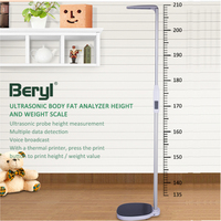 Báscula medidora de longitud ultrasónica para pacientes, medidor de peso y altura Personal médico, precio barato