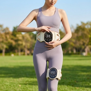 Factory Price Slimming Heating Vibration Abdominal <strong>Waist</strong> Massage Belt with Timing Control for Body Shaping Relief - Product Image 1